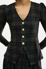 Kelly Top - Glade Plaid