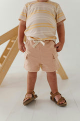 Boys Cargo Shorts in Smoke