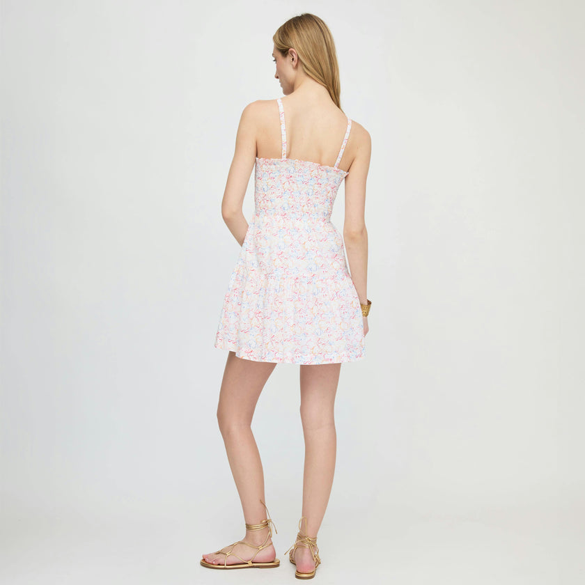 The Rebecca Mini Nap Dress - Camo Fish