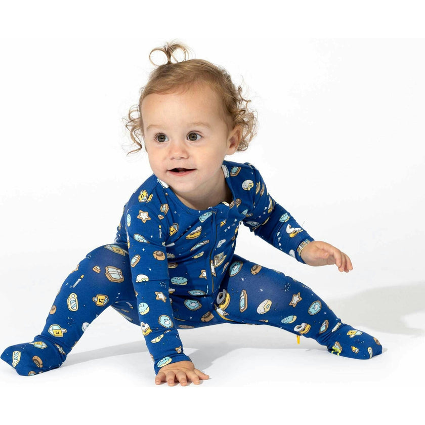 Hanukkah Cookies Bamboo Convertible Footie