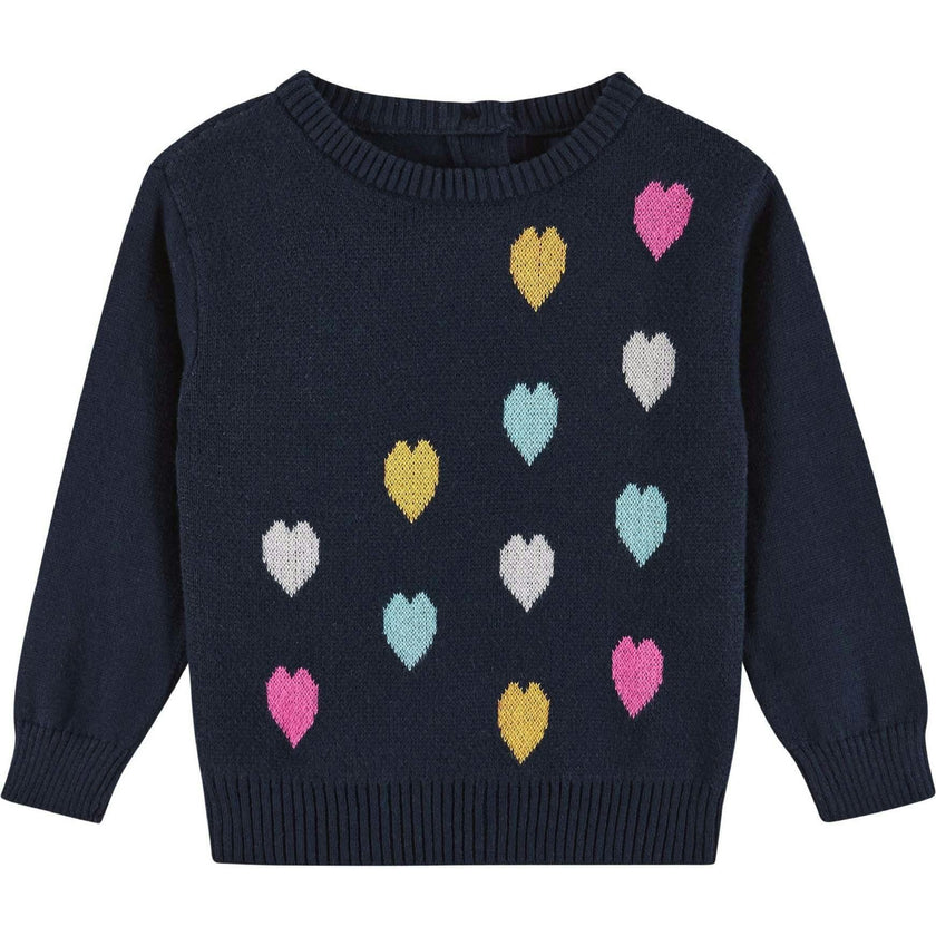 Infant Heart Sweater w/Pink Legging Set