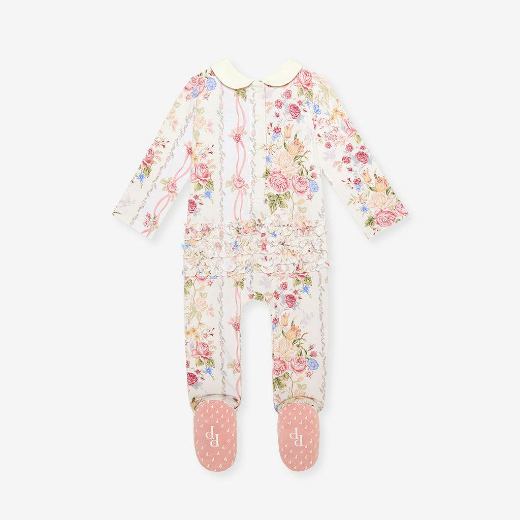 Janey Footie Smocked Ruffled One Piece