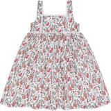girls mercado bloom square neck dress
