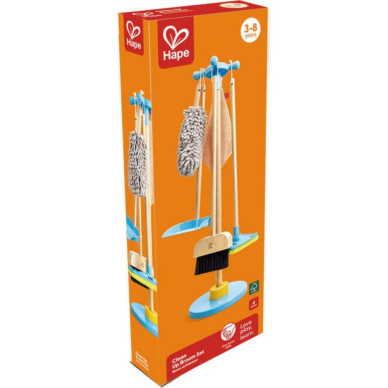 Hape: Clean Up Broom Set - 6pc
