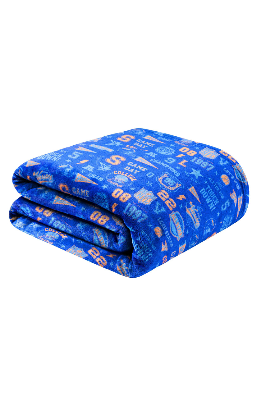 Varsity Boys Plush Blanket