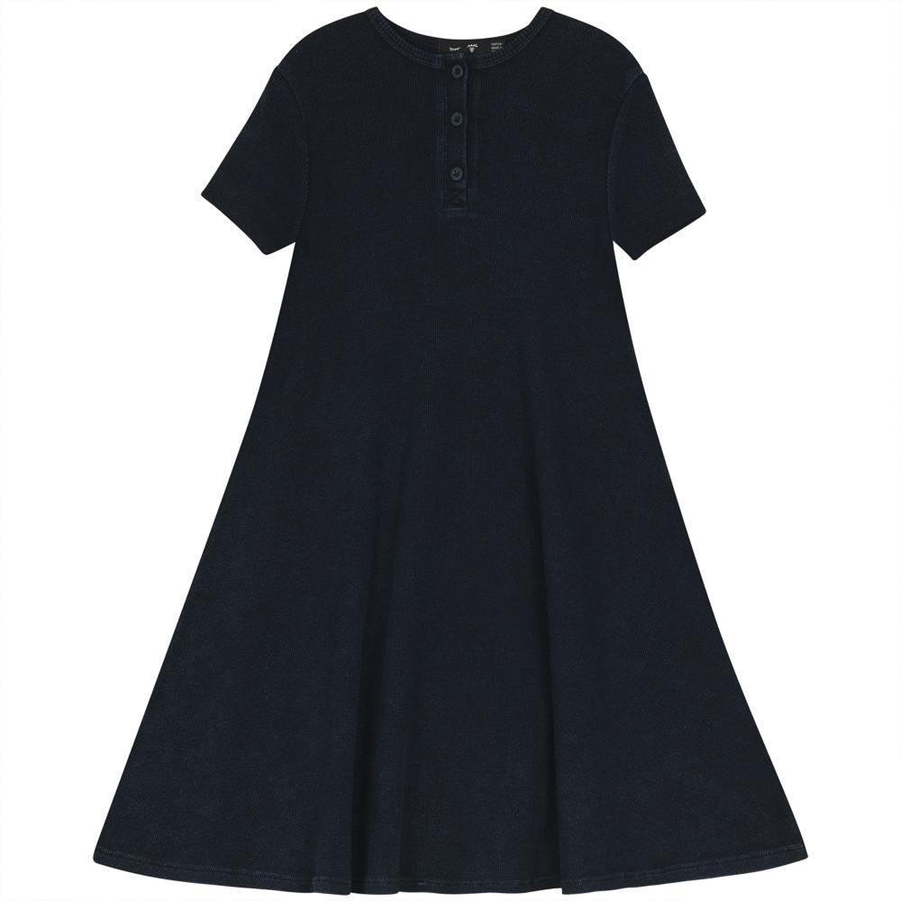 Wash Denim A Line Dress