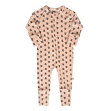 Modal Convertible Footy Pajamas in Wild Rose