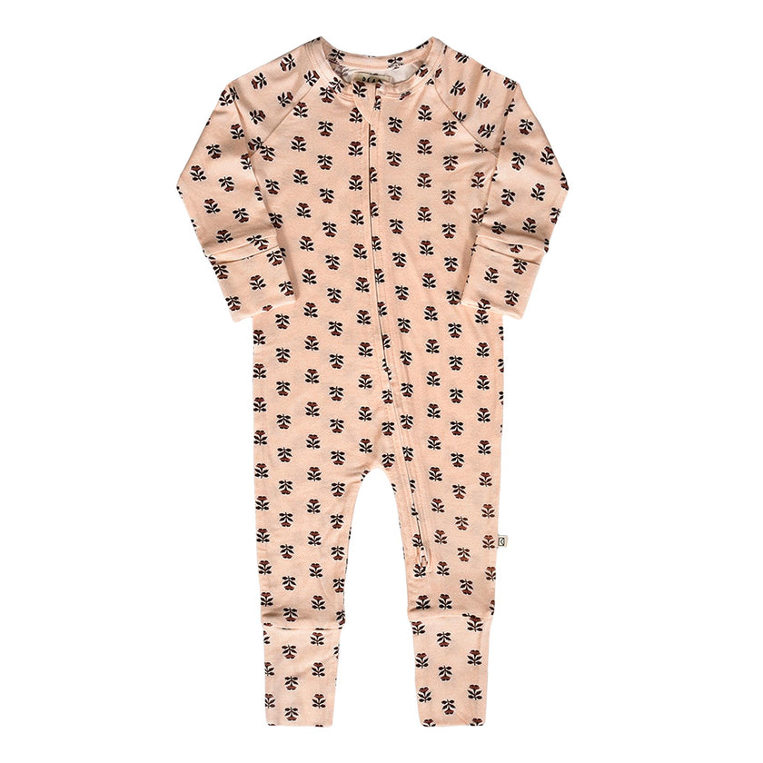Modal Convertible Footy Pajamas in Wild Rose