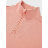 Relaxed Cotton Zip Collar Sweatshirt