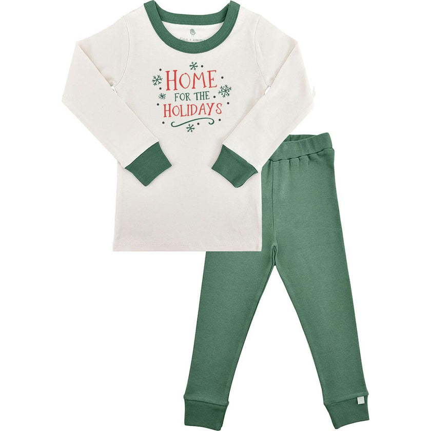 pajamas | home for the holidays pine green
