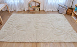 Floral Field Washable Wool Area Rug