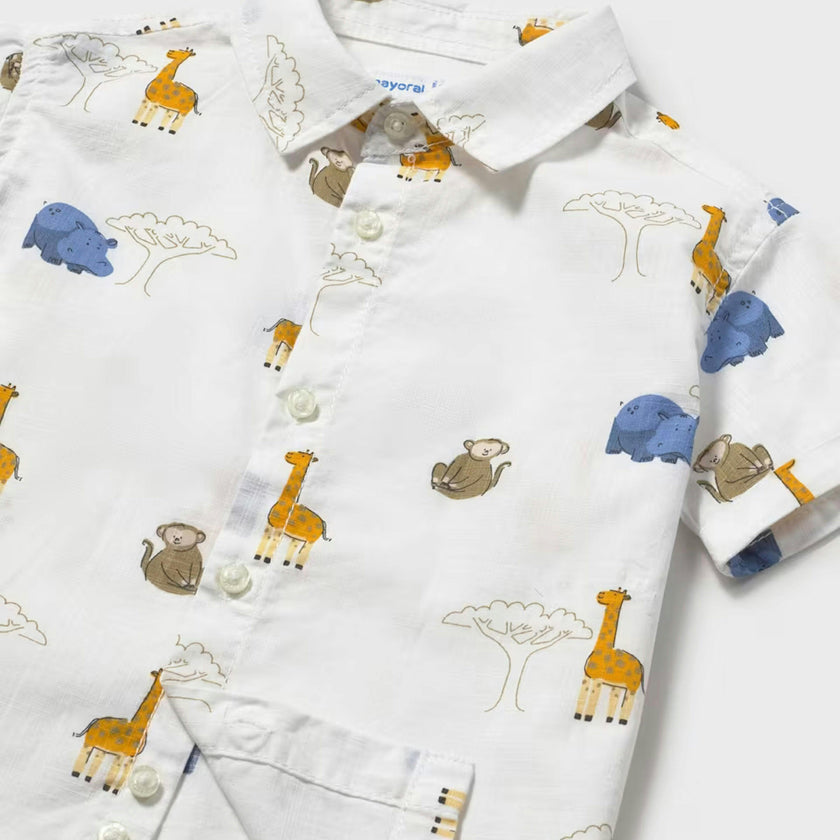 White Safari Shirt