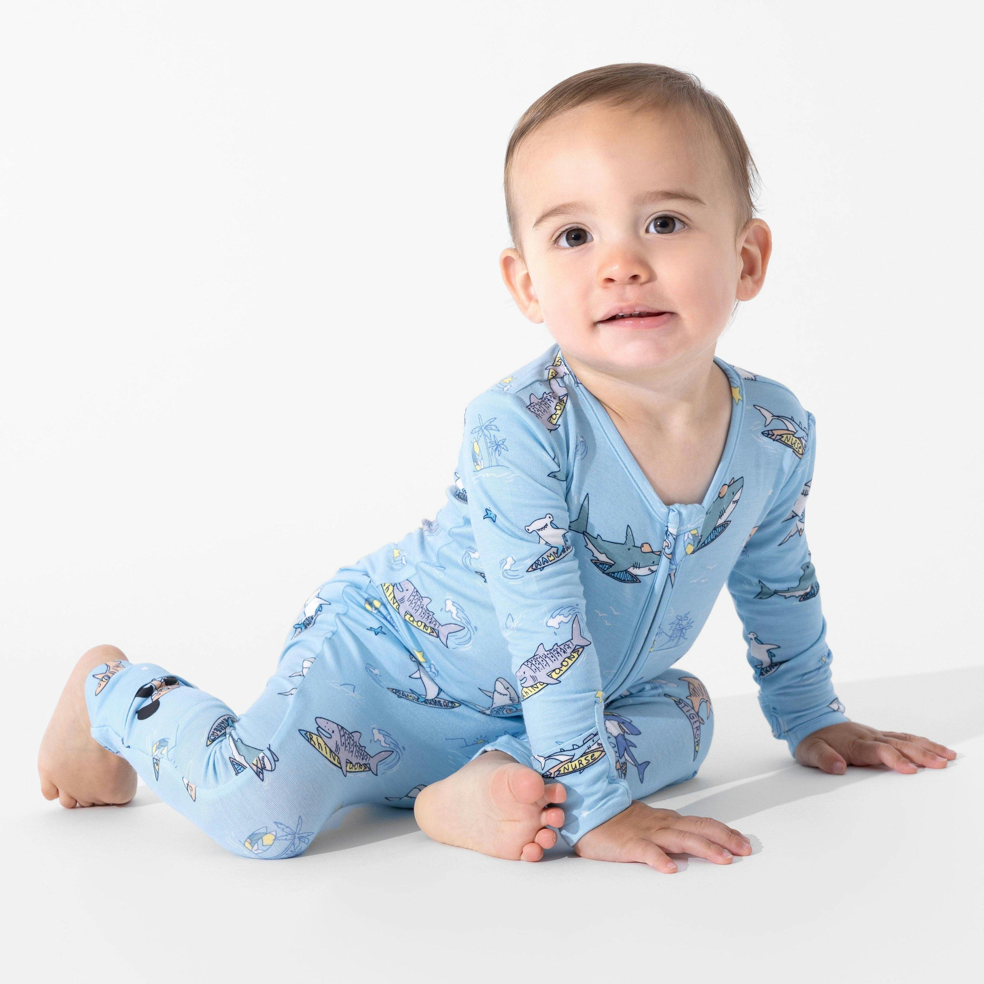 School Bamboo Convertible Footie