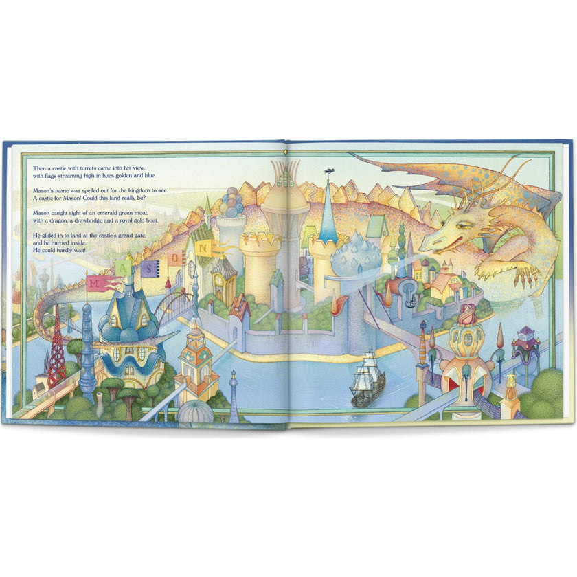 Royal Birthday Dragon Adventure Personalized Board Book