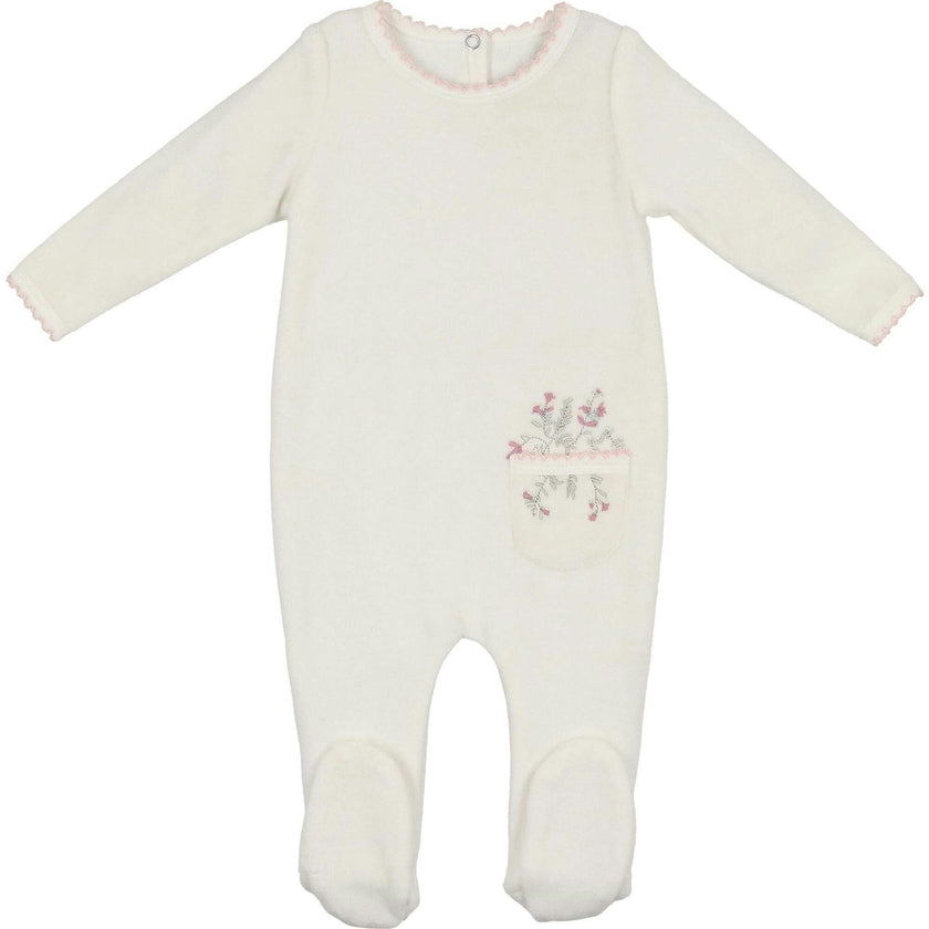 Velour Pocket Footie