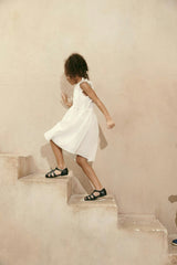Lana Interlocked Leather Strap Sandals