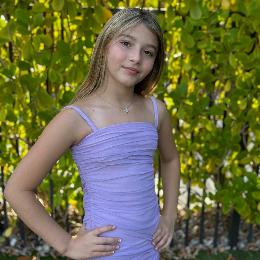 Girls Naomi Mesh Dress