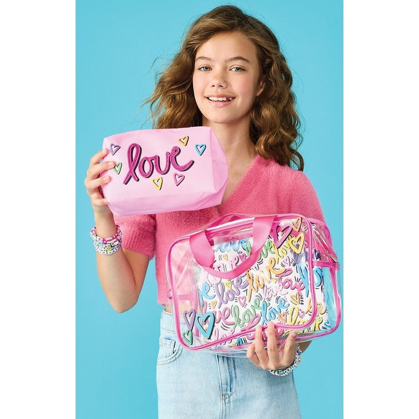 Corey Paige Love Letters Cosmetic Bag Trio