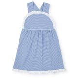 Eden Girls' Dress - Blue Stripes