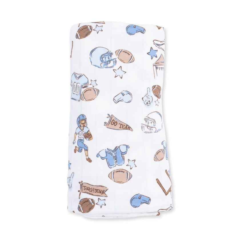 Football Nursery - Swaddle Blanket