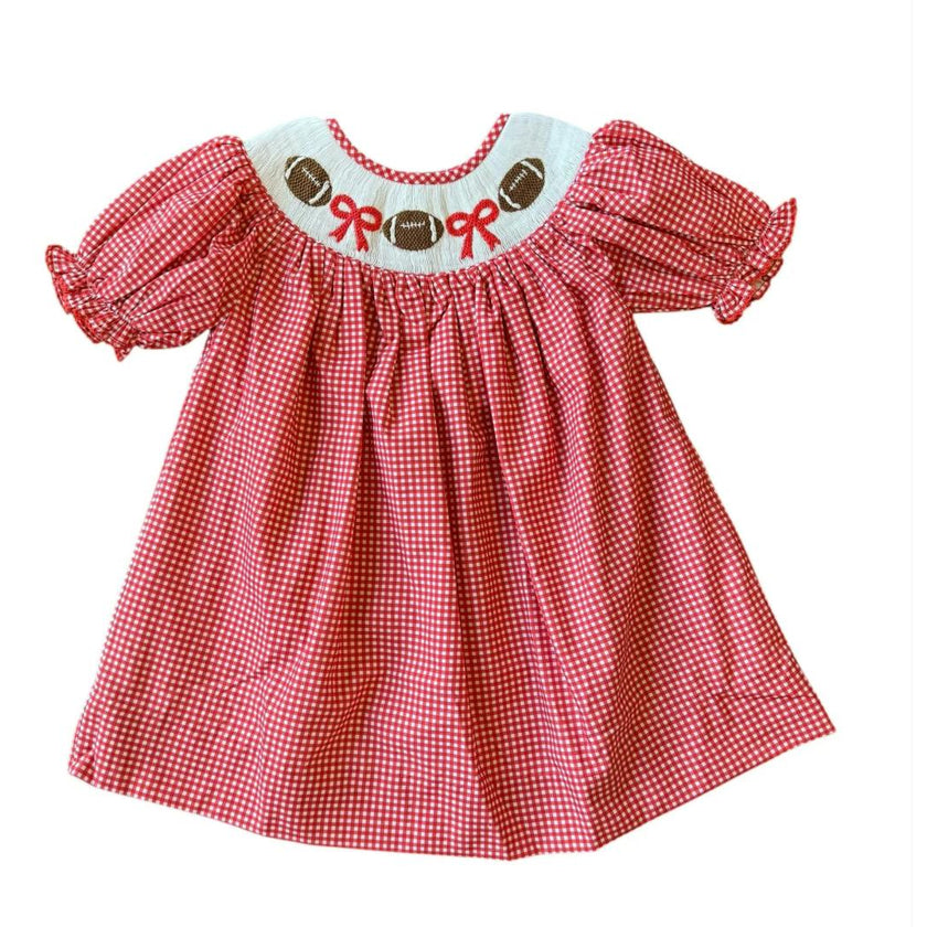 Red Gingham Football - Kate Dress