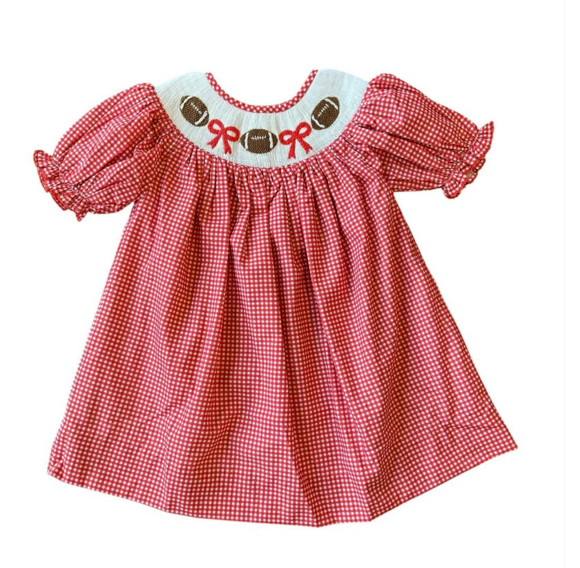 Red Gingham Football  - Kate Dress