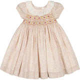 Isadora Short Sleeve Floral Smocked Dress