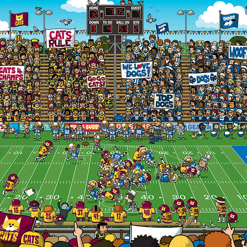 Spot & Find: Football - 100 pc Puzzle