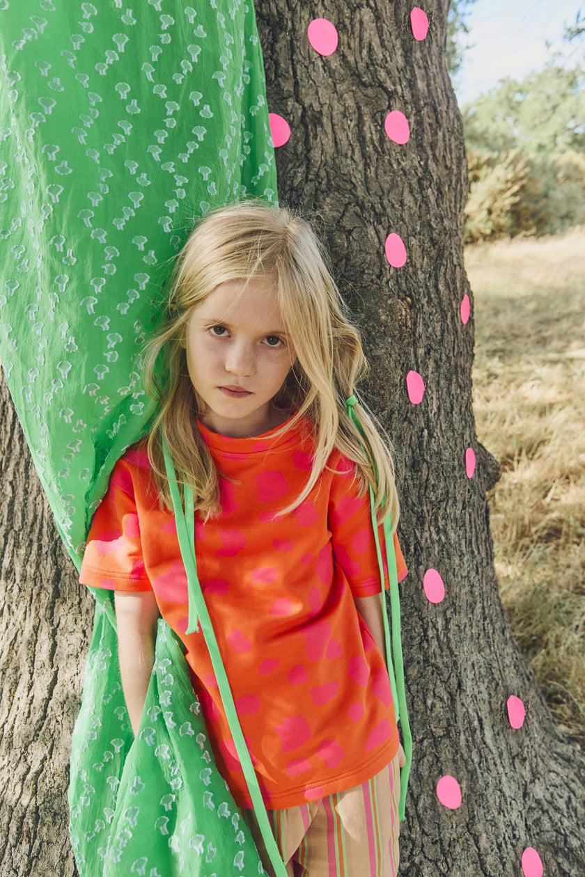 Yuki Jersey Pink Dot Relaxed Tee