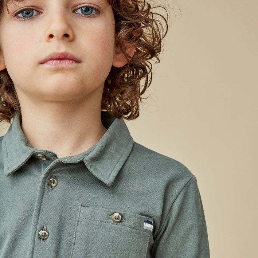 Long Sleeve Polo Shirt
