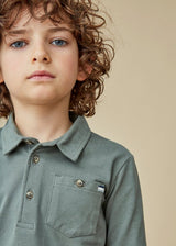 Long Sleeve Polo Shirt