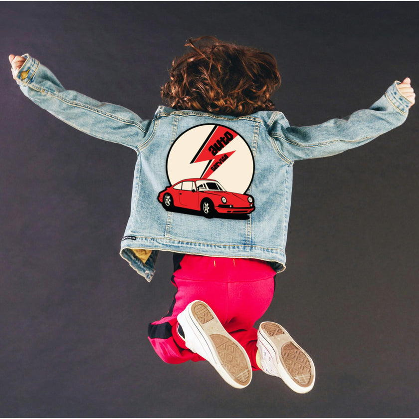 Auto Service Denim Jacket - Unisex for Boys and Girls