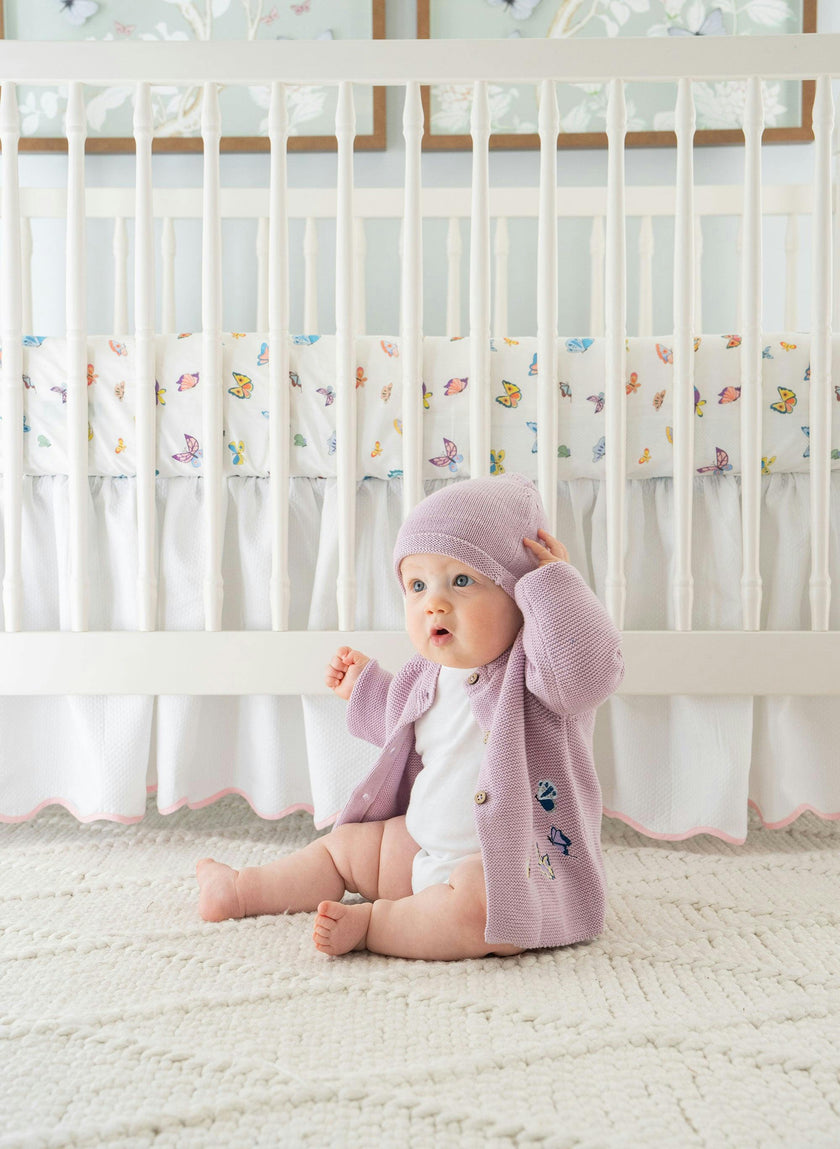 Baby Embroidered Butterfly Knit Cardigan