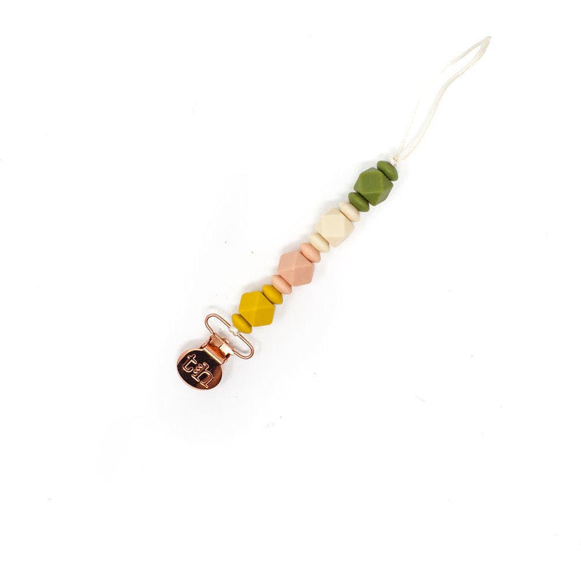 Petite Jewel Pacifier & Toy Clip