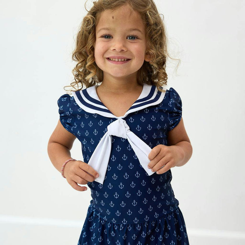 Girls Sailor Tennis Skort Dress