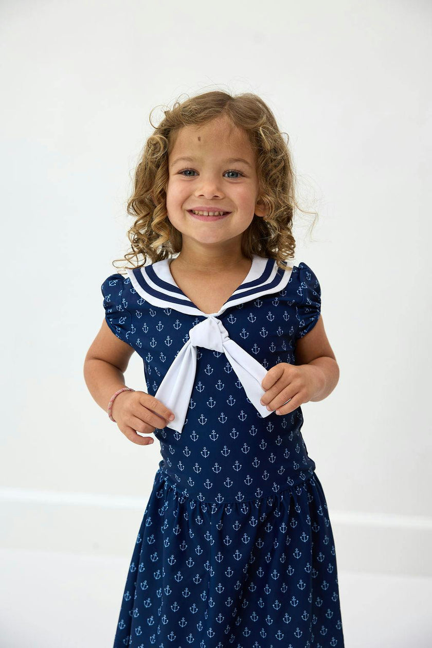 Girls Sailor Tennis Skort Dress