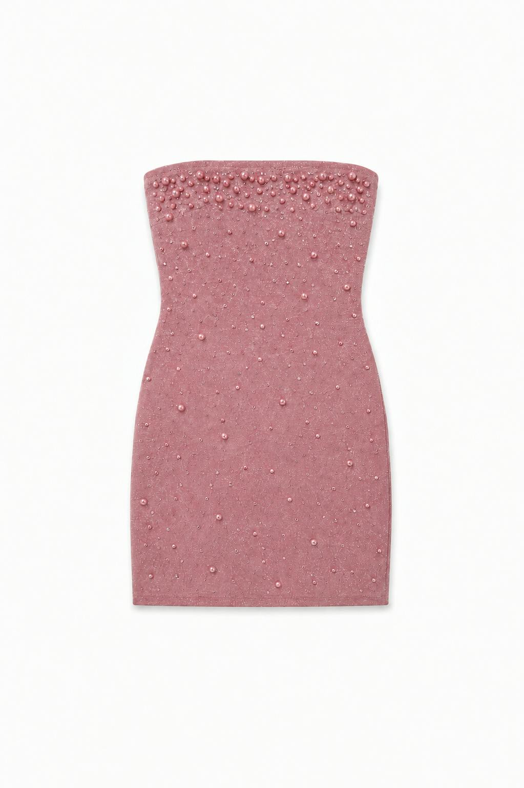 Pearl & Stud Rose Pink Mesh Iridescent Dress