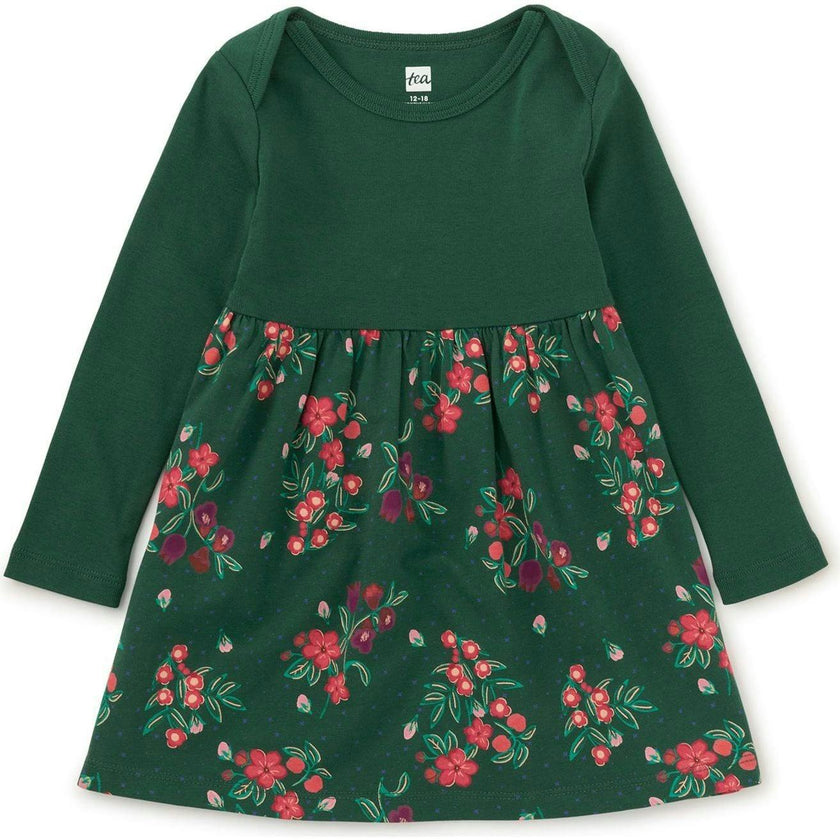 Skirted Baby Dress, Green