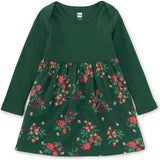 Skirted Baby Dress, Green