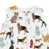Cotton Muslin Sleep Bag - Woof