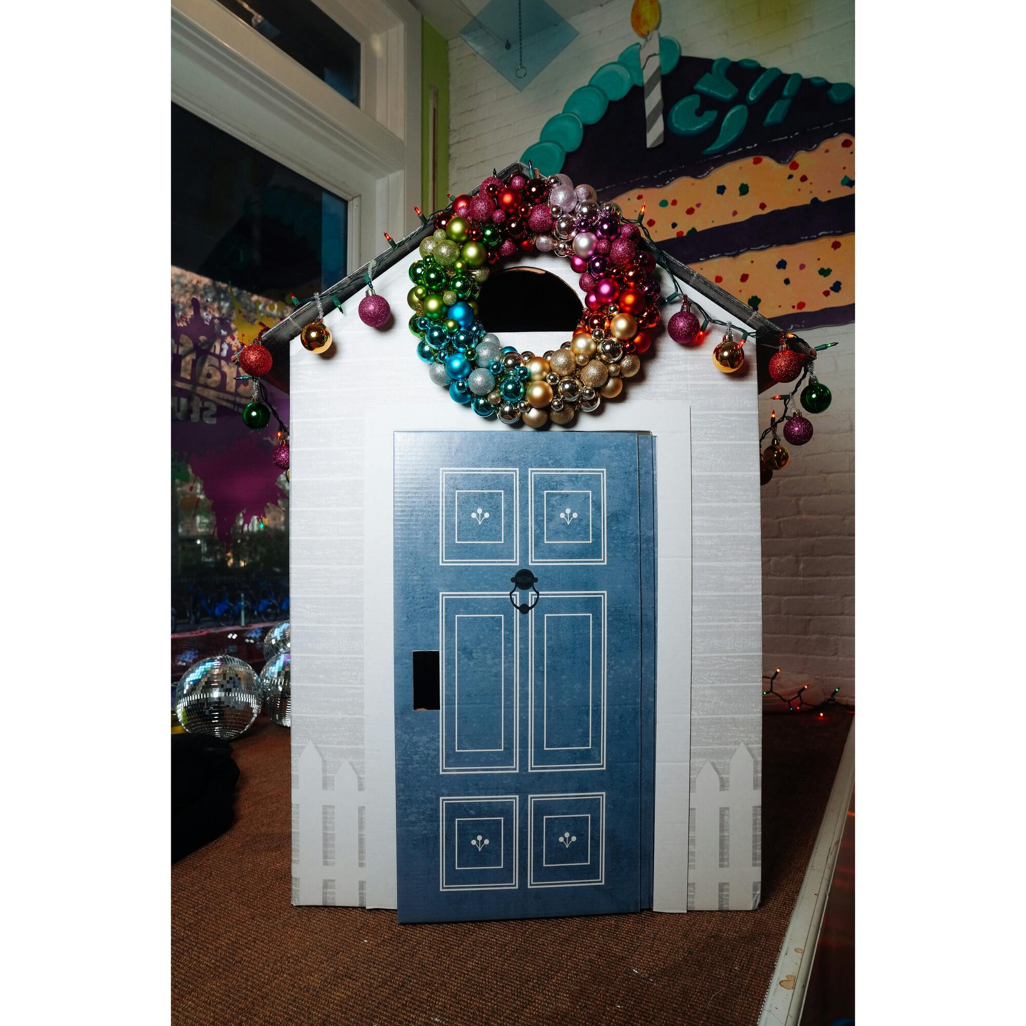 Ball Encrusted Wreath