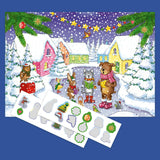 Sticker Book Advent Calendar: Santa
