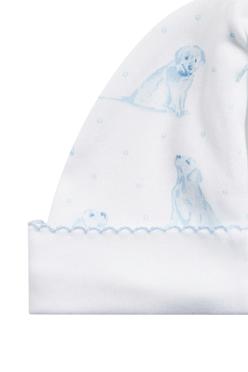 Blue Puppy Love Print Hat