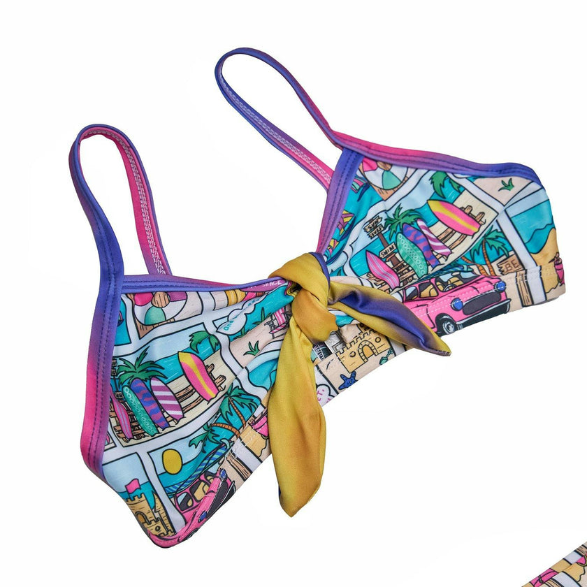 Girls 3 Piece Swim Set (Bondi Print)