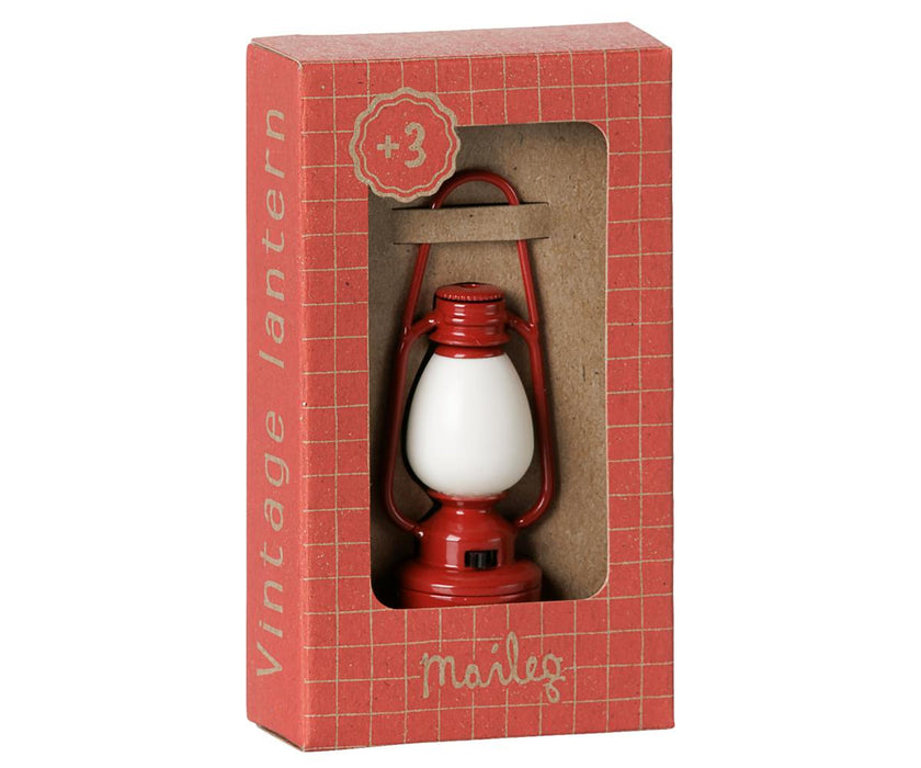 Vintage lantern, Mouse - Red
