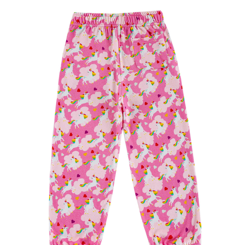 Soft Fleece Jogger, Dancing Unicorn