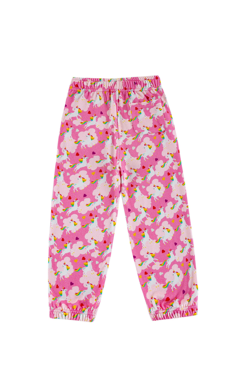 Soft Fleece Jogger, Dancing Unicorn