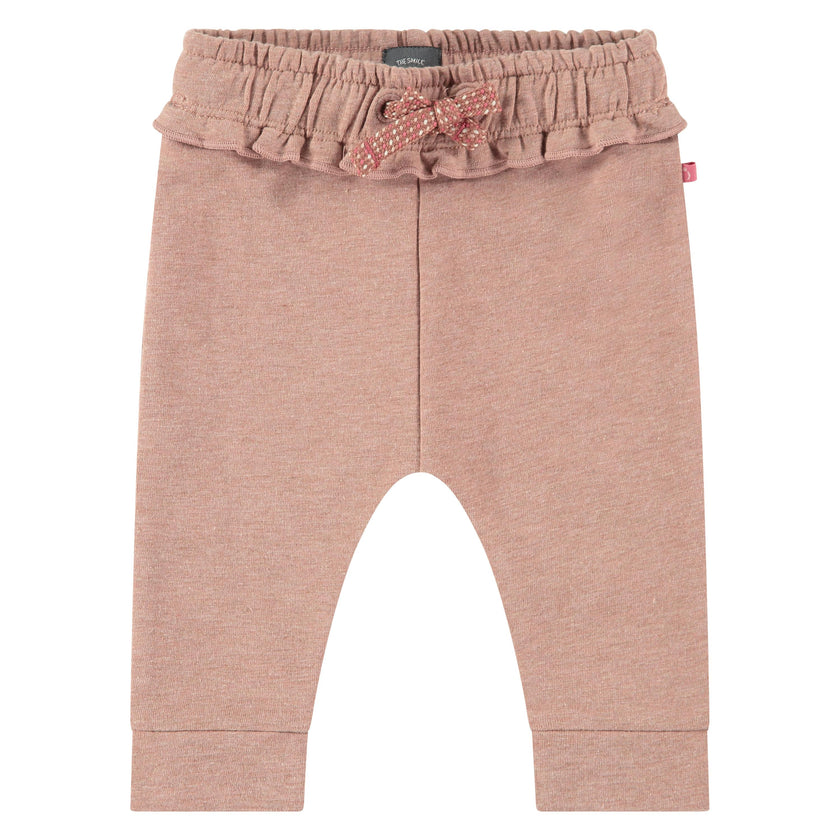 Cinched Ruffled Waist Sweatpants