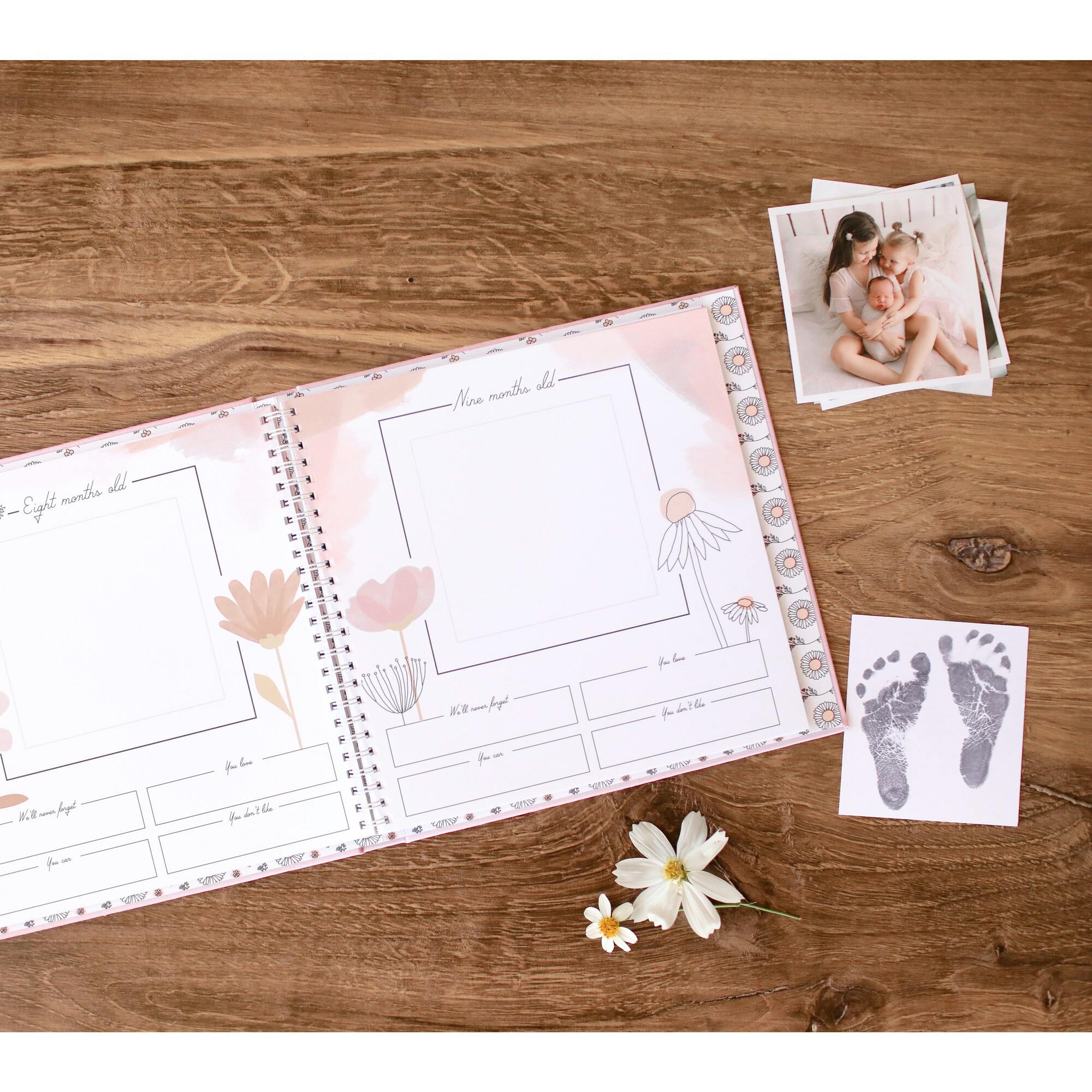 Wildflower Meadow Luxury Memory Baby Book