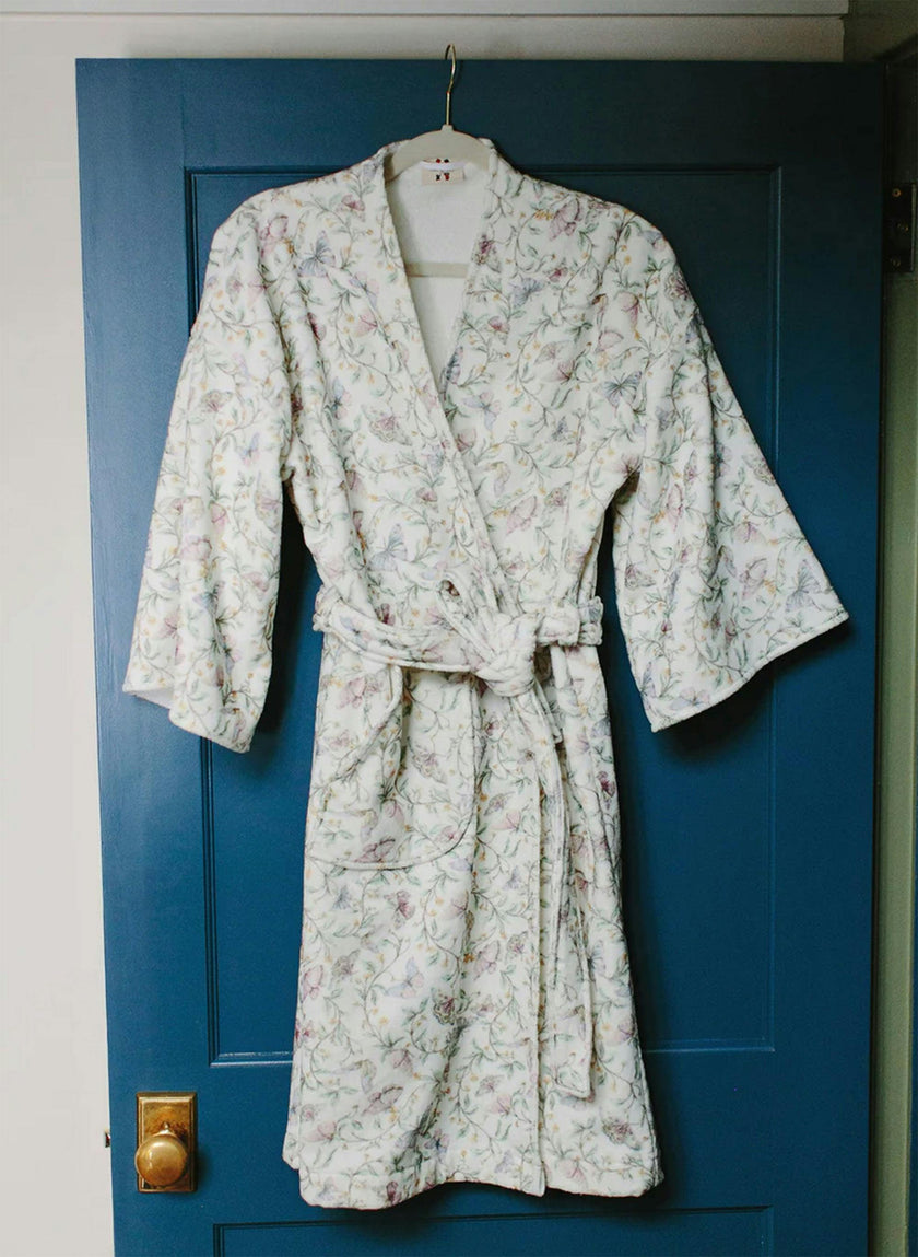 Women's Organic Bathrobe - Botanical Whisper